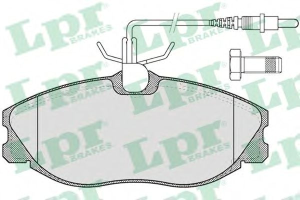 Set placute frana,frana disc CITROEN XSARA Cupe (N0) (1998 - 2005) LPR 05P620