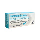 Cumpara ieftin ANTIPARAZITAR INTERN CAINI CANIHELMIN PLUS 100 TABLETE