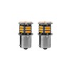 Set 2 becuri o faza T.N. BAU15S 21SMD 12V 300 lumen lumina galbena Cod: HH016