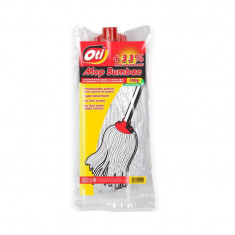 Rezerva pentru Mop din Bumbac OTI, Culoare Alb/Rosu, Greutate 100 g