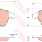 Set placute frana,frana disc SEAT IBIZA V (6J5, 6P1) (2008 - 2016) TRW GDB1605