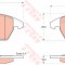 Set placute frana,frana disc PEUGEOT 307 CC (3B) (2003 - 2016) TRW GDB1605