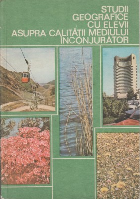 Studii geografice cu elevii asupra calitatii mediului inconjurator foto
