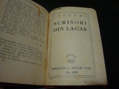 I. Puturi - Scrisori din lagar - BPT interbelica-nr 1558 foto