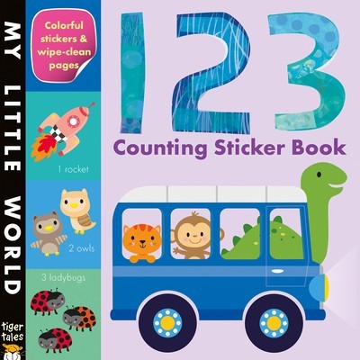 123 Counting Sticker Book foto