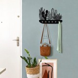 Cumpara ieftin Cuier Cactus APT612 Negru 68x44 cm