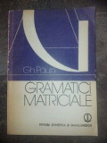 Gramatici matriciale- Gh. Paun