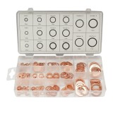 Trusa saibe din cupru 4-22 mm, 220 piese, &icirc;n cutie organizatoare