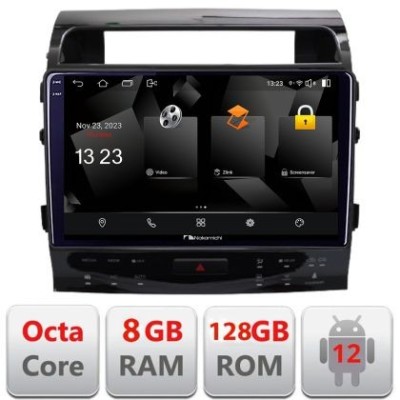 Navigatie Toyota Land Cruiser V8 L200 2009-2020 Nakamichi NAM5960PRO Octa core 8+128 carplay android auto radio gps internet CarStore Technology foto