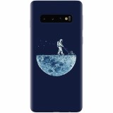 Husa silicon personalizata pentru Samsung Galaxy S10 Plus, Astronaut