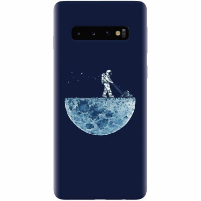 Husa silicon personalizata pentru Samsung Galaxy S10 Plus, Astronaut foto