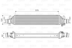 VALEO 818629 Intercooler, compresor