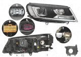 Far Volkswagen Touareg (7p5), 06.2014-, fata, Dreapta, bi-xenon; cu lumini pentru curbe; cu LED daytime running light; D3S+W5W+WY21W; electric; fara, Hella