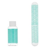 Sticla si Husa Perie de Dinti, Pentru Calatorie, Turcoaz, 80ml - 2buc, Oem