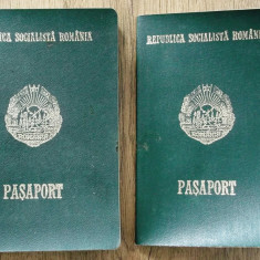 Pasapoarte Pasaport sot + sotie RSR 1990 - 1995 expirate fara a fi anulate **