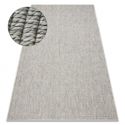 Covor ORIGI 3583 gri - șnur SISAL țesut plat, 233x330 cm foto
