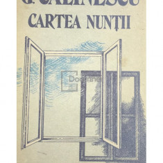 G. Călinescu - Cartea nunții (editia 1989)