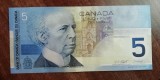 M1 - Bancnota foarte veche - Canada - 5 dolari - 2002