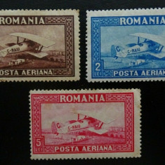 Romania LP 80 a , Posta aeriana C-Raiu fil orizontal , MNH/** , calitatea a II a