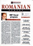 Romanian Survey, nr. 112, 26 ianuaie- 1 februarie, 2000
