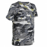 Tricou 100 bumbac camuflaj Gri Copii, Solognac