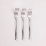 Furculite mici pentru desert, set 3 buc, otel inoxidabil, 14,5 cm, argintiu, CMCLASS