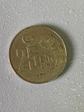 Moneda 25000 LIRE - 25 bin lira - 1997 - Turcia - KM 1041 (71)