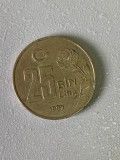 Moneda 25000 LIRE - 25 bin lira - 1997 - Turcia - KM 1041 (71), Europa