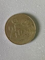 Moneda 25000 LIRE - 25 bin lira - 1997 - Turcia - KM 1041 (71)
