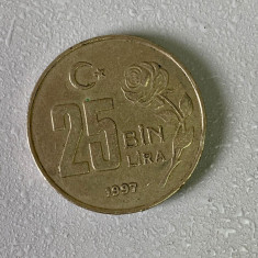 Moneda 25000 LIRE - 25 bin lira - 1997 - Turcia - KM 1041 (71)