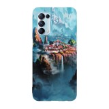 Husa compatibila cu Oppo Find X2 Pro model City of dreams, Silicon, TPU, Viceversa, Transparent, Carcasa