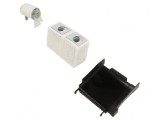 Etichetă Argintie cu Orificiu 30mm x 40mm