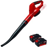 Einhell GE-CL 18/1 Li E PXC + Twinpack - Suflanta de gradina 105 m3/h + Set 2 acumulatori Li-Ion 18 V 4 Ah
