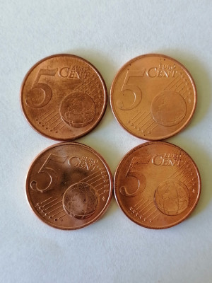 5 euro Cent 2015. 16.17.18. aunc-UNC. -franta foto