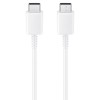 Cablu de Date USB-C to Type-C Fast Charging 25W, 1.8m - Samsung (EP-DW767JWE) - White (Bulk Packing)