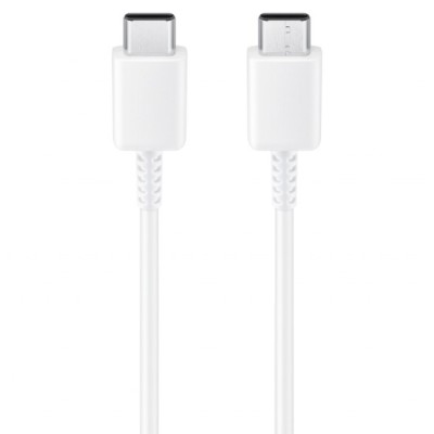 Cablu de Date Fast Charging, 2x Type-C, 3A, 1m - Samsung (EP-DN980BBE) - White (Bulk Packing) foto