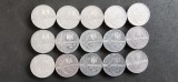 Lot 15 monede 500 lei cu eclipsa de soare din 1999