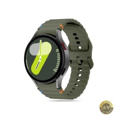 Curea Tech-Protect Silicone Sport pentru Samsung Galaxy Watch7 / Watch FE / Watch6 / Watch5 / Watch4 Series Kaki