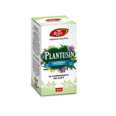 Plantusin, R44, 30 Comprimate, Fares foto