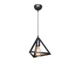 Cumpara ieftin Plafoniera cu o singură lumină Lesly pp &icirc;n nuanță neagră D24x22cm