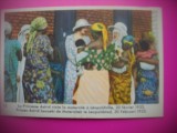 HOPCT 6393 LA MATERNITATEA LEOPOLDVILLE -1933-REGINA ASTRID-FAMILIA REGALA BELGIA-CROMO LITHO-CIOCOLATA COTE D&#039;OR