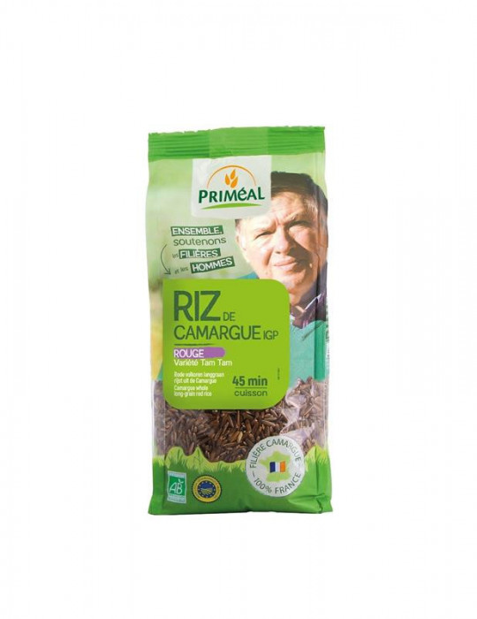 Orez Rosu Integral Camargue Bio Primeal 500gr