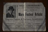 Eveniment Sala Liedertafel Eugeniu Popasu Marioara Grozavescu 1916 Bucuresti