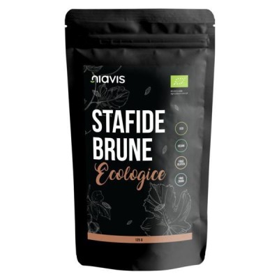 Stafide Brune Bio 125 grame Niavis foto