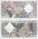 1964 ( 1 I ) , 5 dinars ( P-122a ) - Algeria