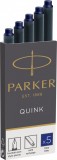 Cartus Parker Quink Standard albastru permanent