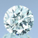 DIAMANT NATURAL ALB-certificat autenticitate-0,114ct.-3,22mm-F-SI1-pret f.bun