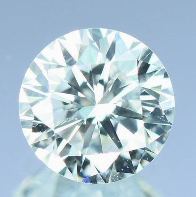 DIAMANT NATURAL ALB-certificat autenticitate-0,114ct.-3,22mm-F-SI1-pret f.bun foto