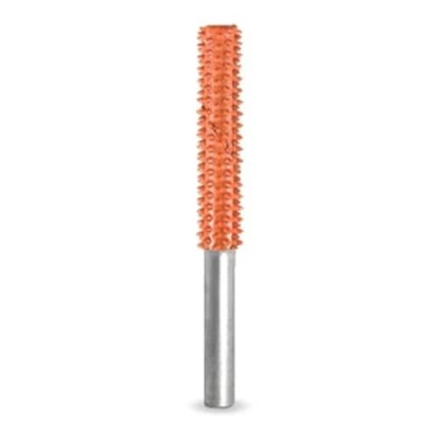 Biax cilindric cu v&amp;acirc;rf plat &amp;Oslash; 6,4 mm &amp;ndash; ax 6 mm, Granulatie Saburr FOARTE ASPRA - PORTOCALIE foto