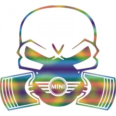 Sticker Mini Cooper Toxic